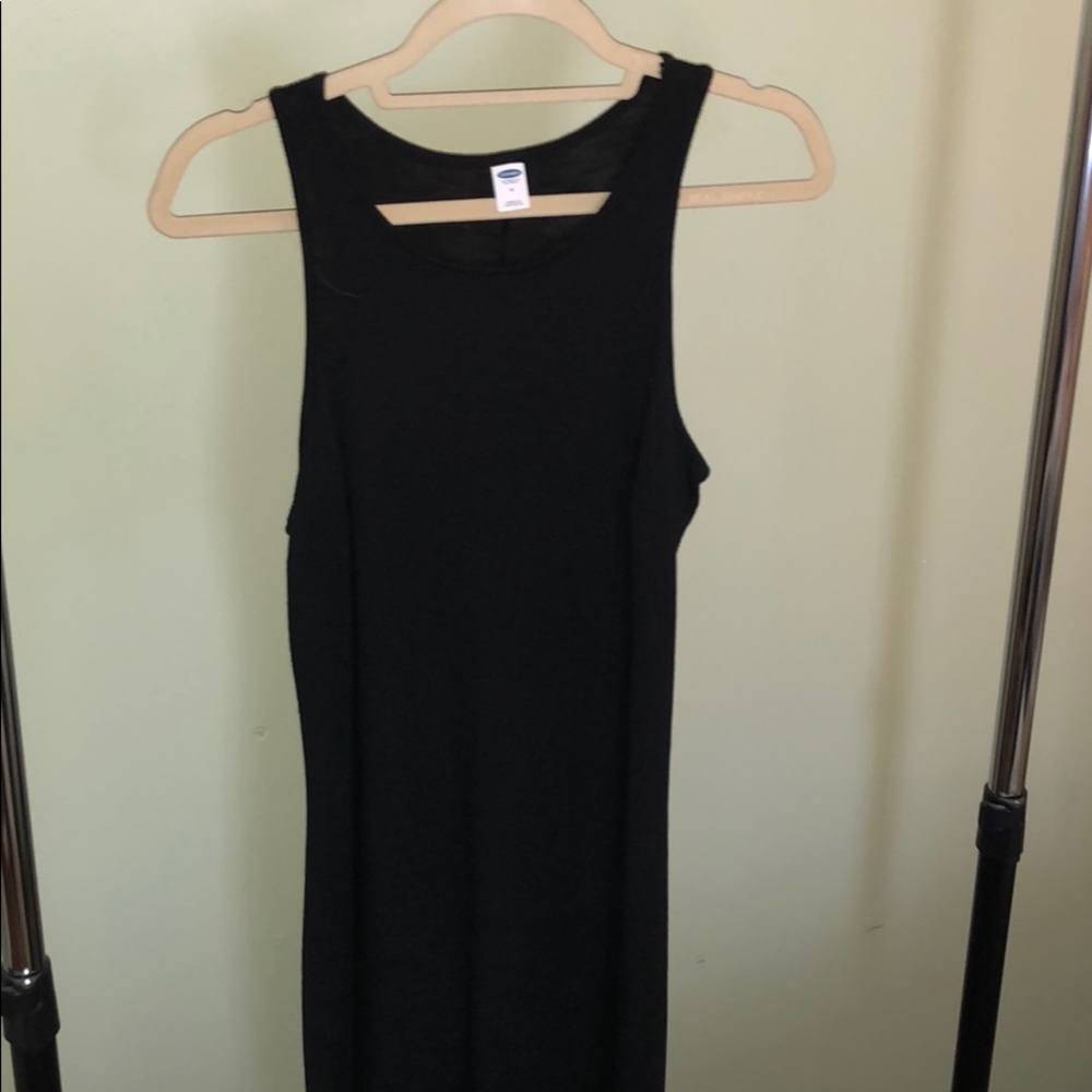 Black maxi dress